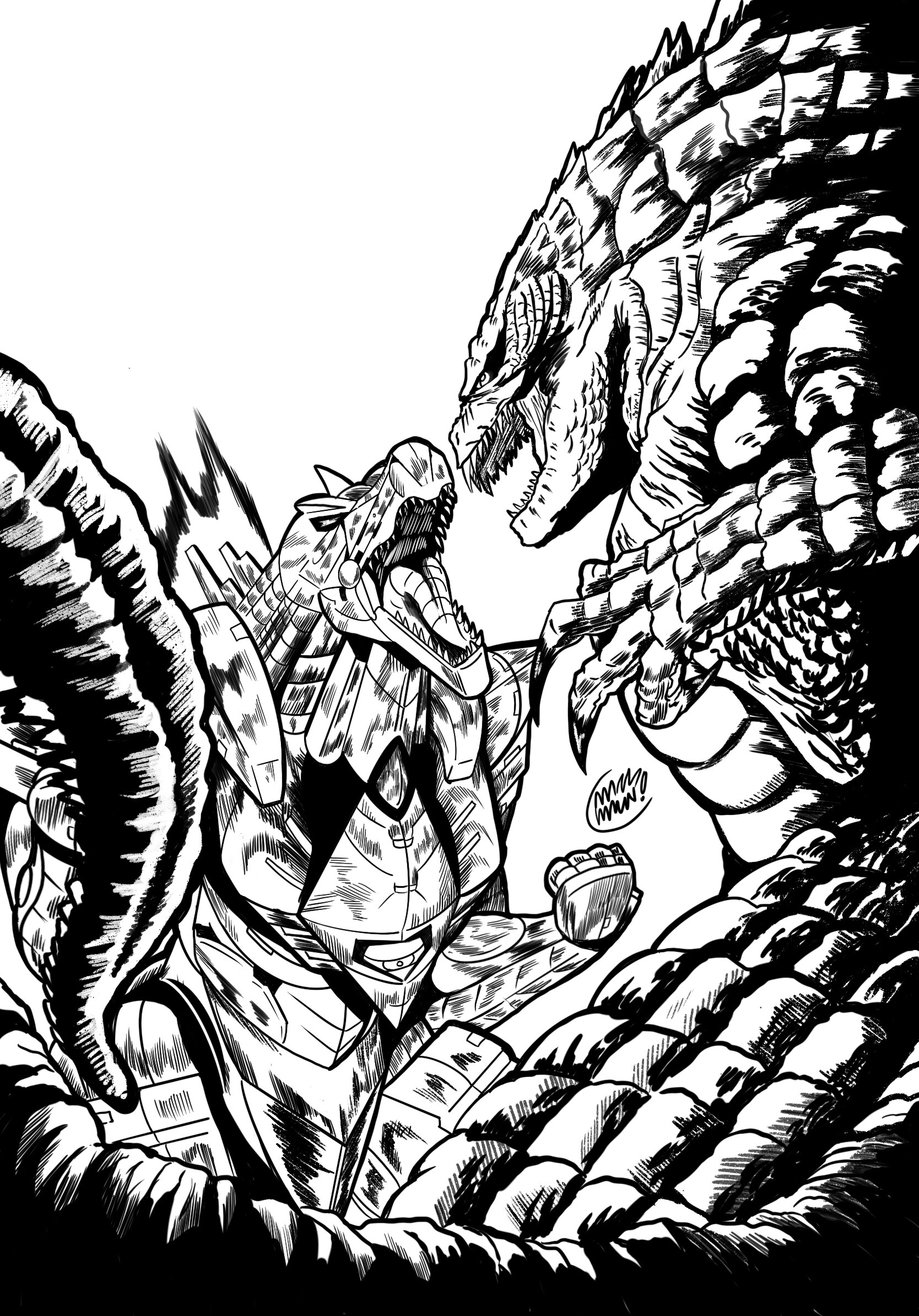 ArtStation - Godzilla VS Ps4 Cover
