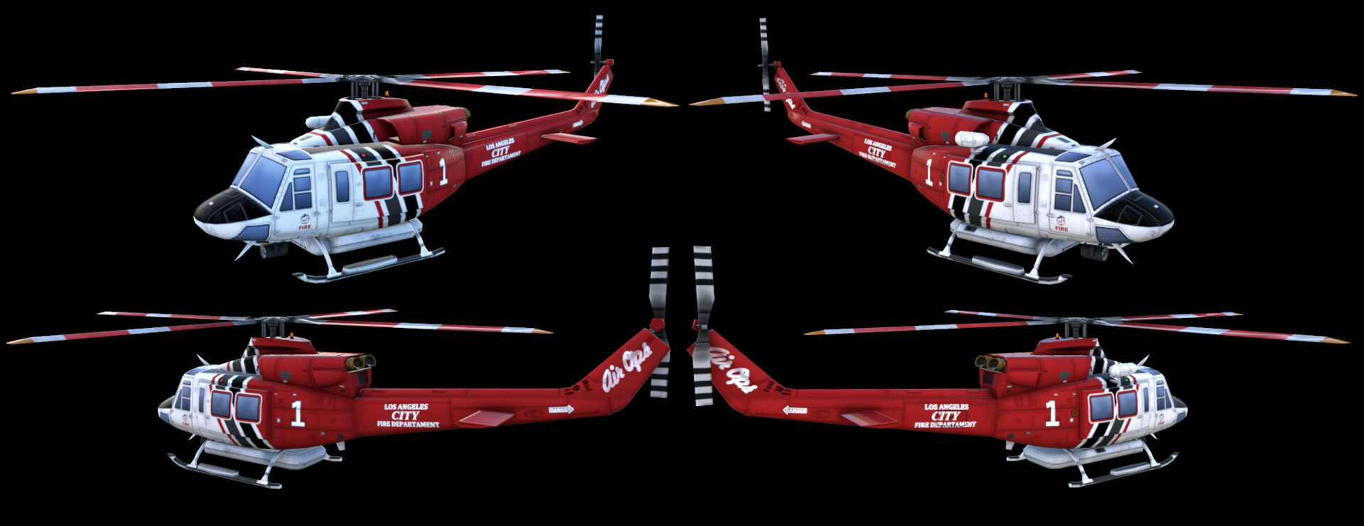 Dmitry Bondarenko - BELL 412 Los Angeles Fire Department