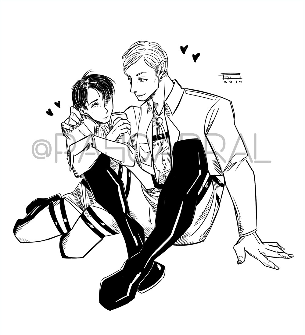 Artstation Erwin X Levi Cartoon Style Paloma Cabral