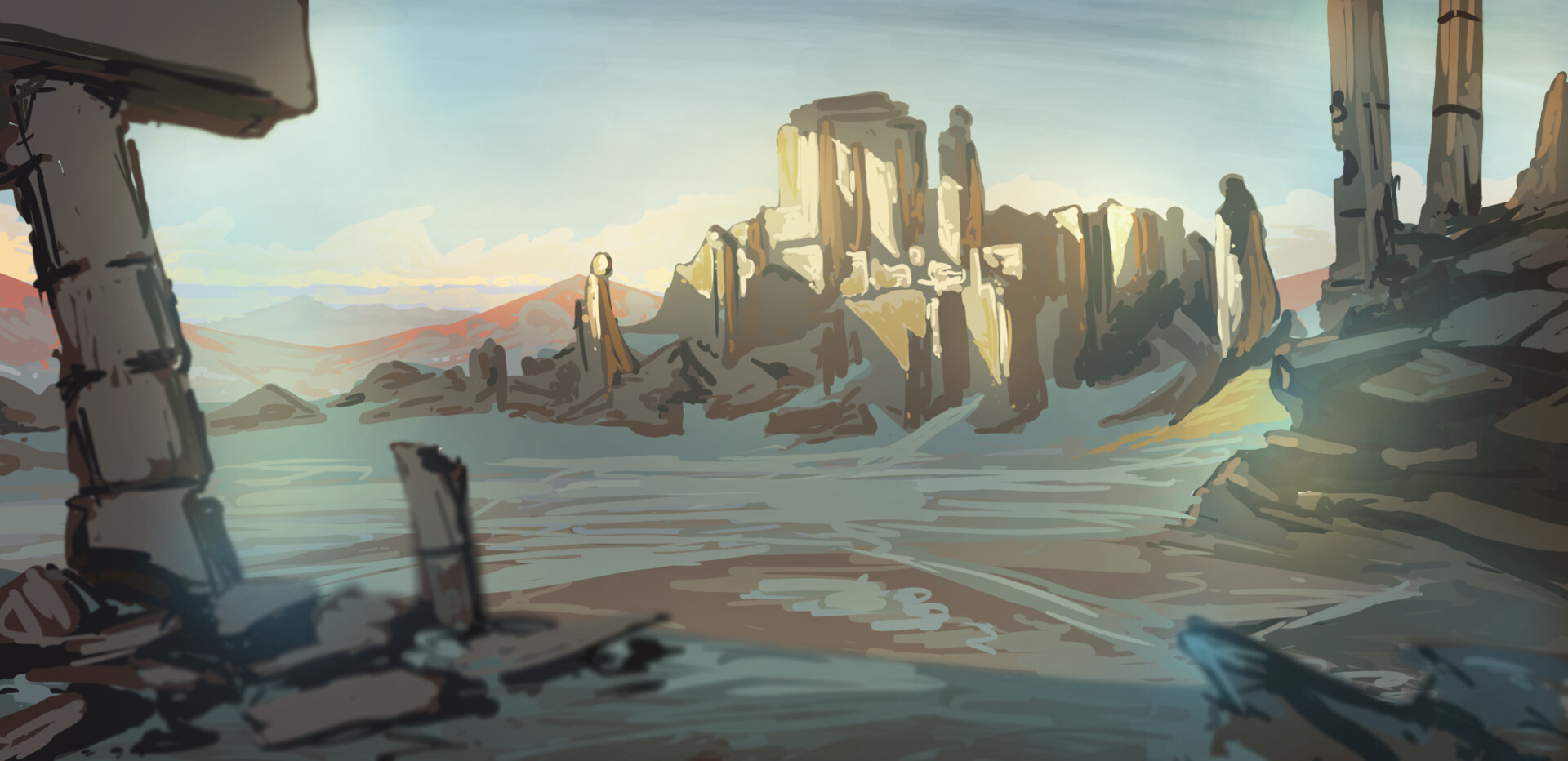 Artstation Environment Art Speed Paintings Devlin Arduini