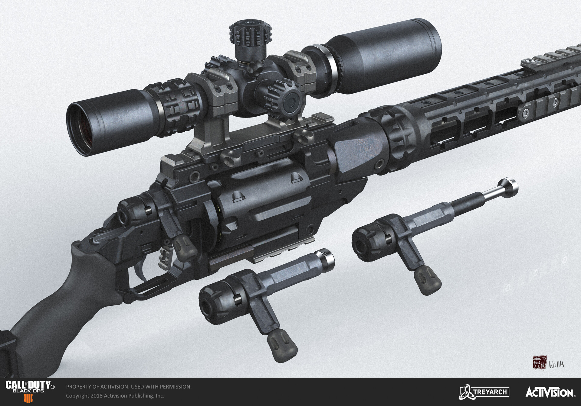 ArtStation - Weapon & Equipment Renders - Call of Duty: Black Ops 4