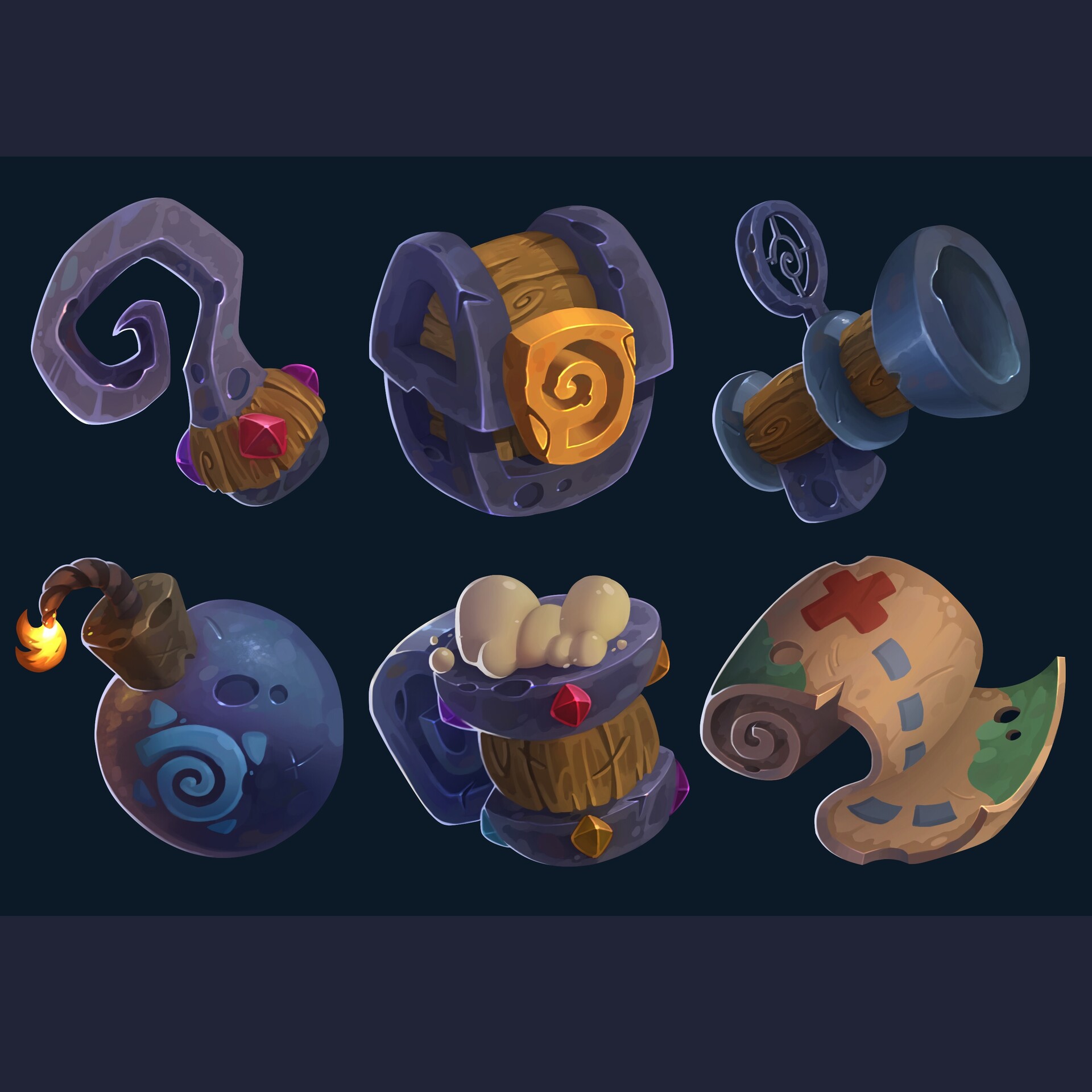 Artstation - A Few Icons For Pirate Games