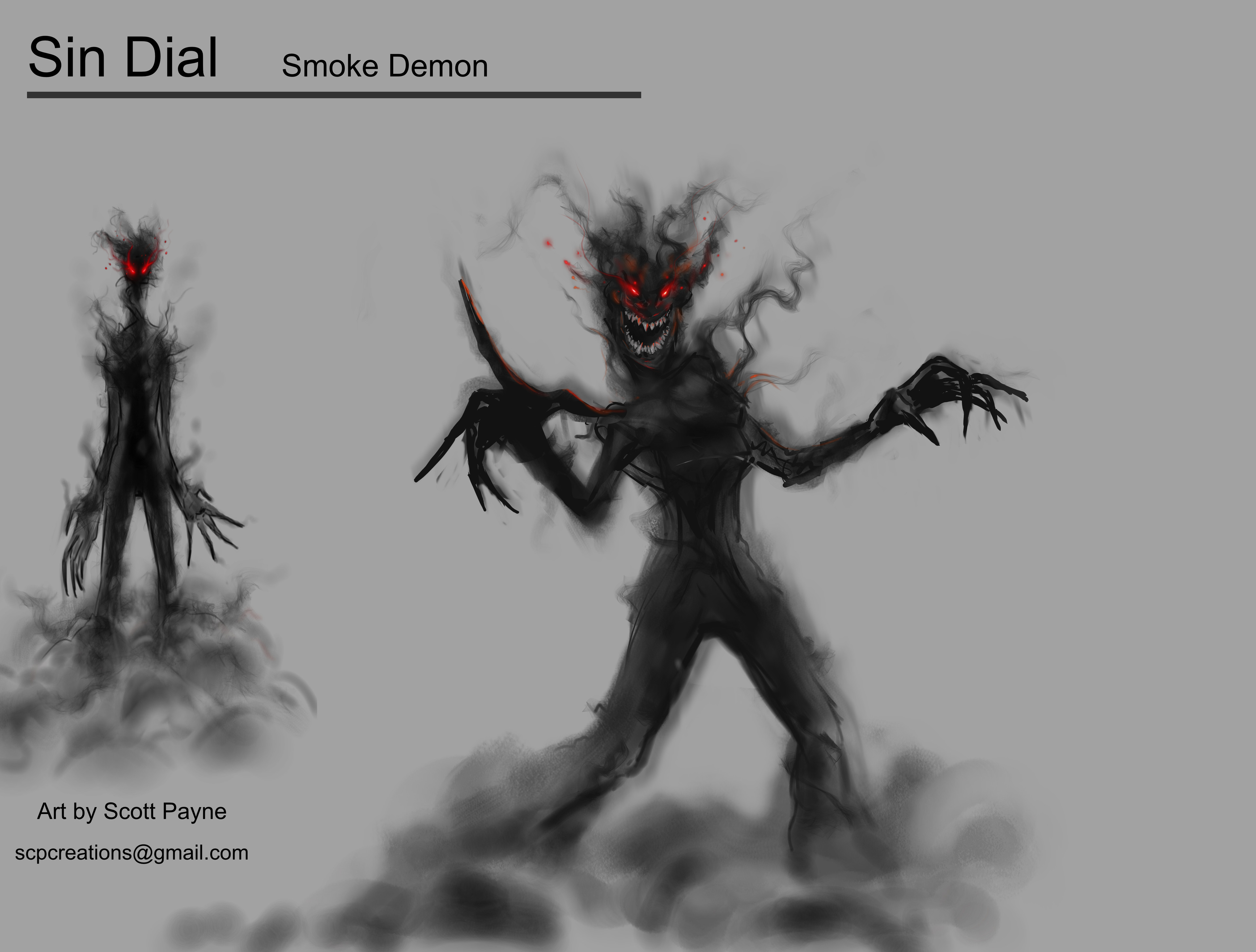 Smoke Demon 1 and 2 body shapes.
