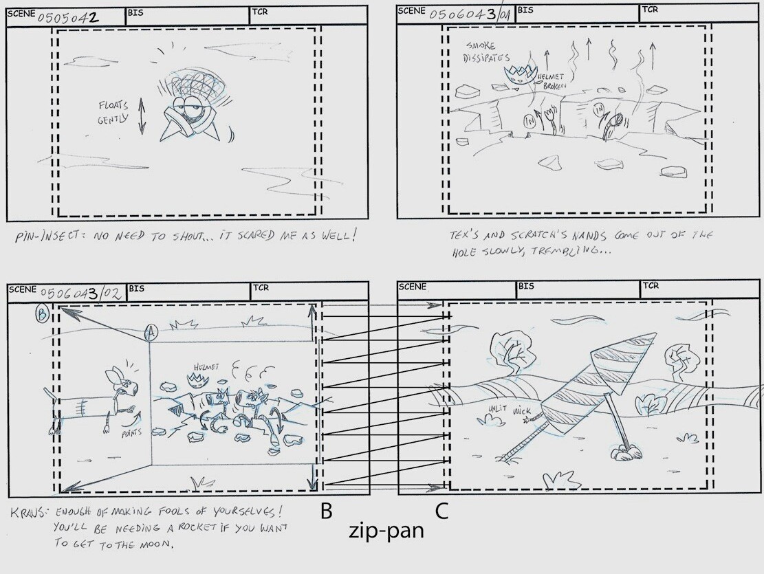ArtStation - Storyboard: cut-out/stop-motion 2D animation