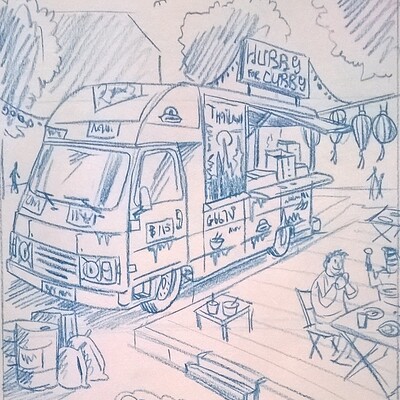 Raul pina vicente conimex streetfoodtruck stopped