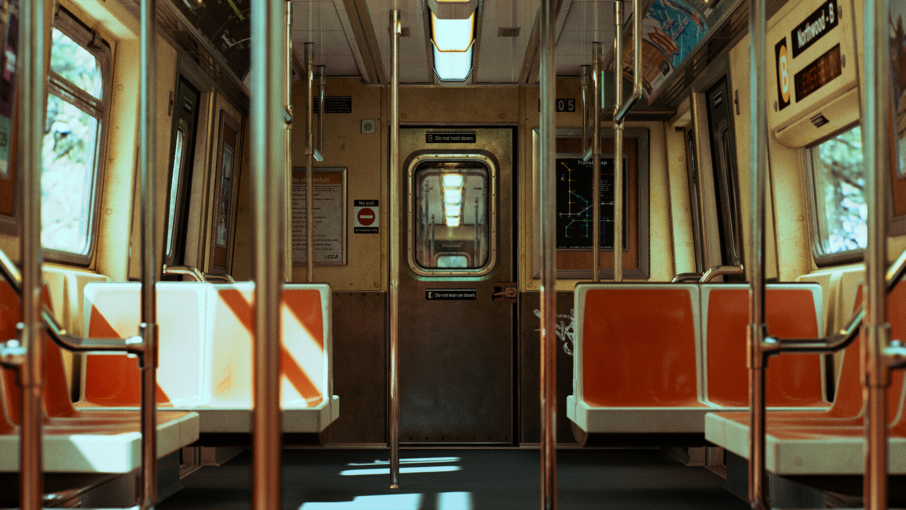 Brian Leleux - Subway Train Relighting pt.1