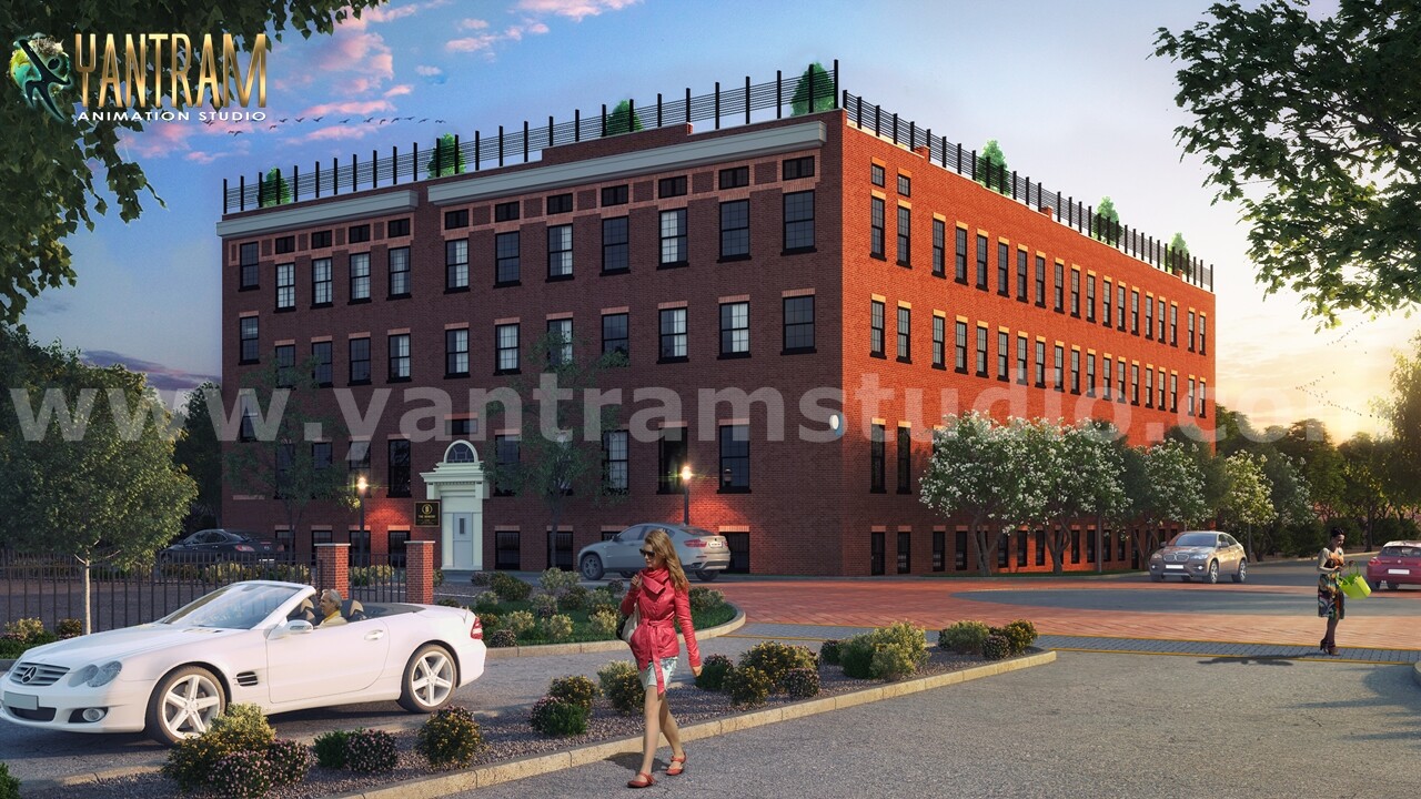 Artstation Residential Commercial 3d Exterior Building Designs