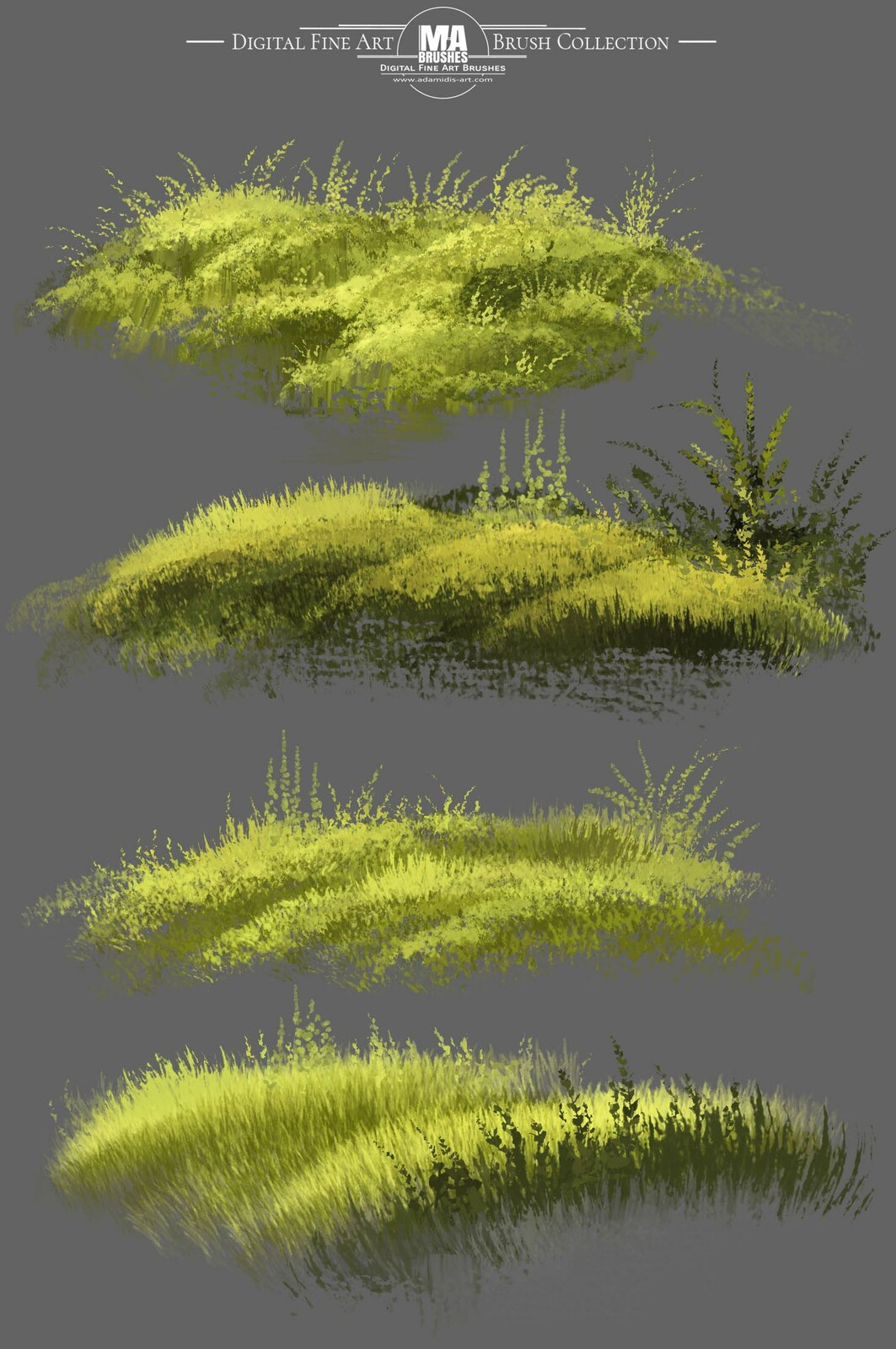 MA Brushes - Photoshop MA-Brushes also for Foliage, Grass, Trees and Rocks!