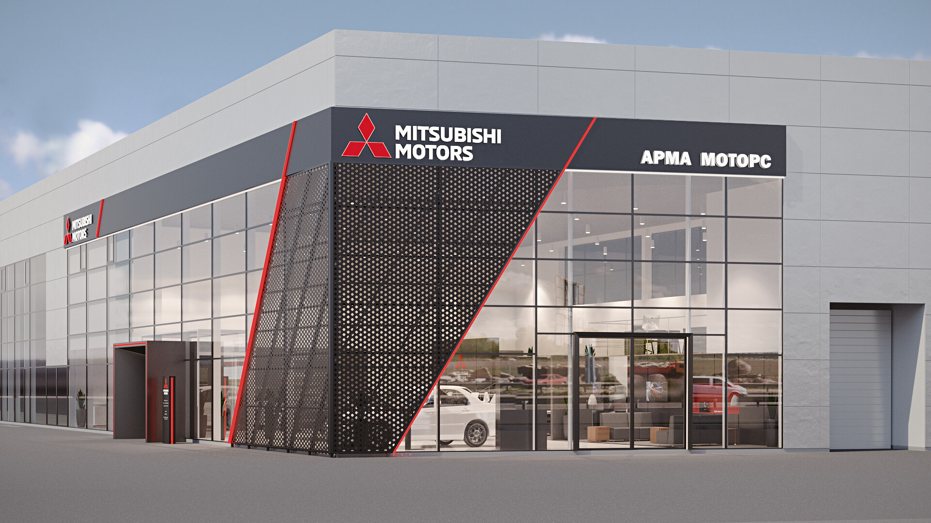 Katerina Petrova - Mitsubishi Motors dealership in Kiev, Ukraine