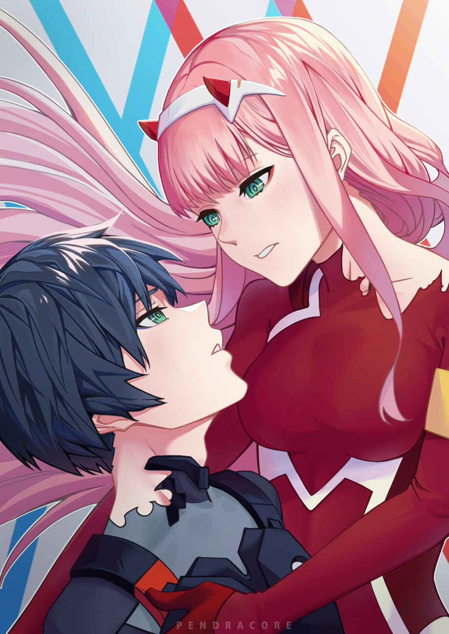 wallpapers Darling In The Franxx Hiro X Zero Two Fanart darling in the franxx zero two and hiro