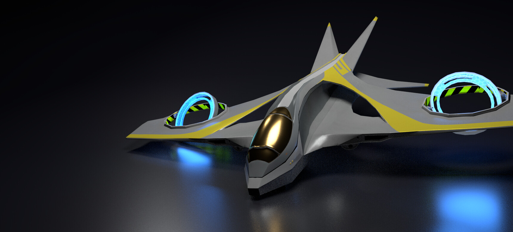futuristic hovercrafts