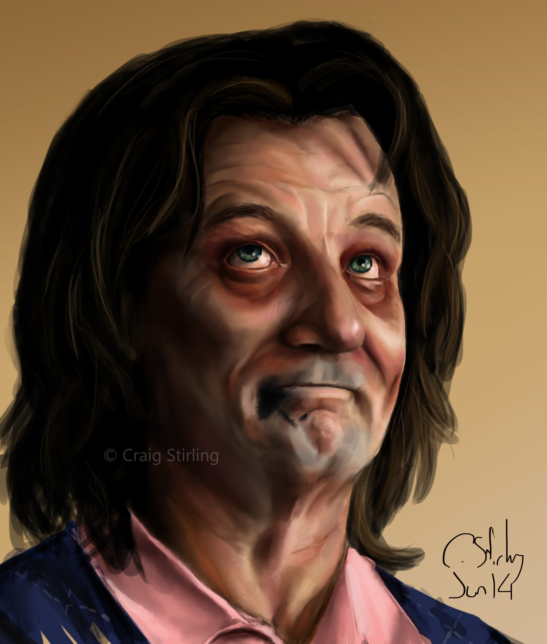 Artstation Zombie Bill Murray Craig Stirling