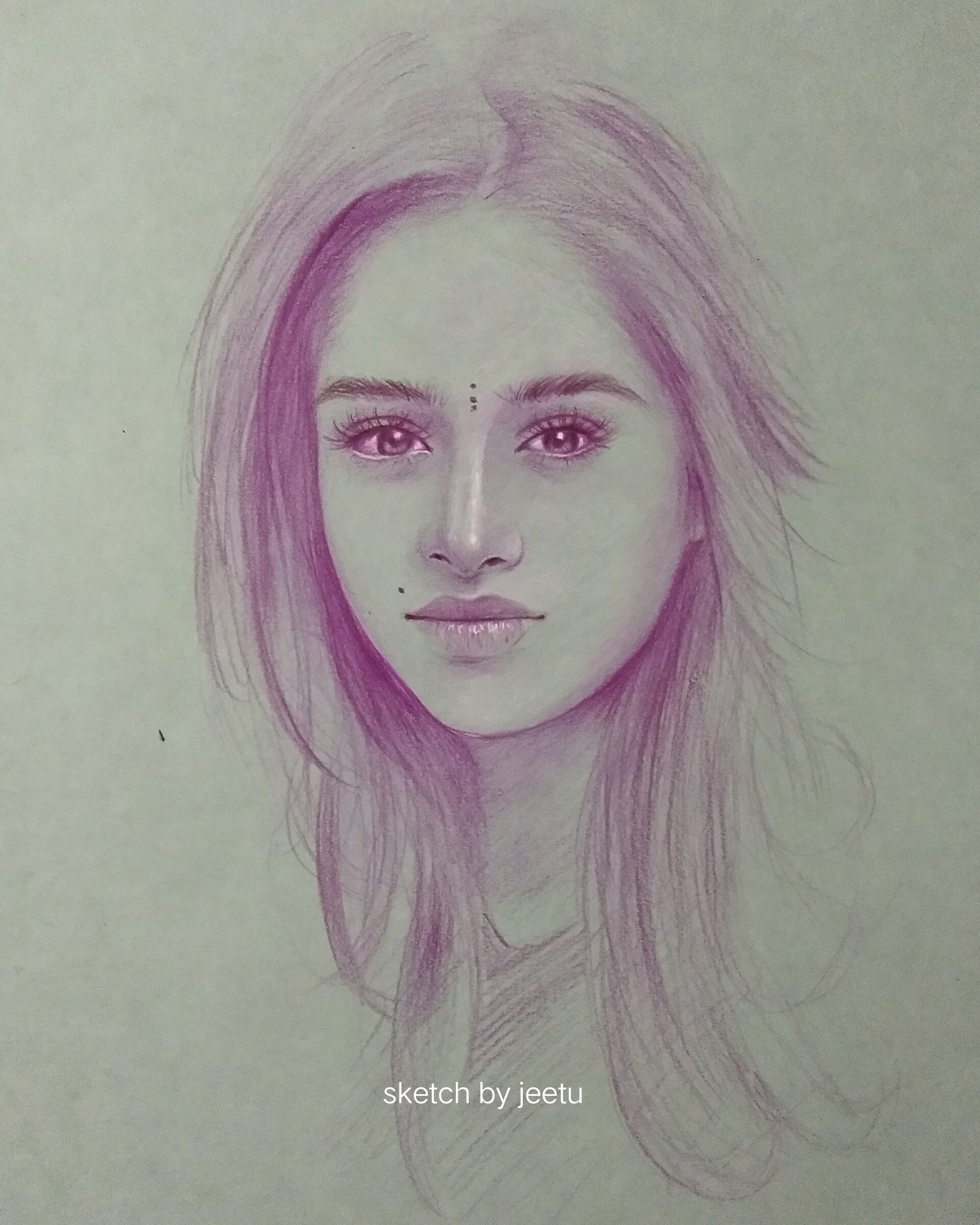 Beautiful lady on sale sketch
