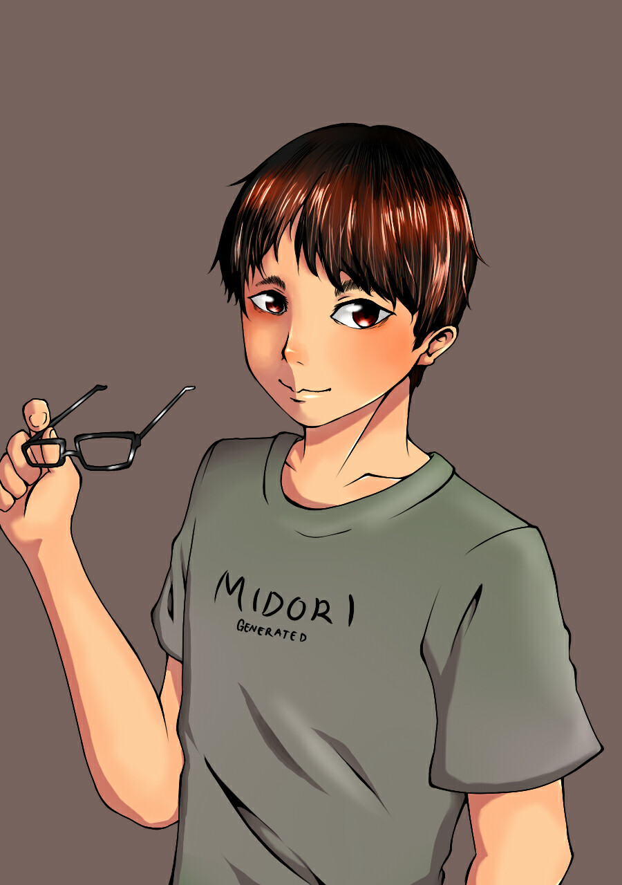 Anime boy selfportrait by KhaochiiDochii on DeviantArt
