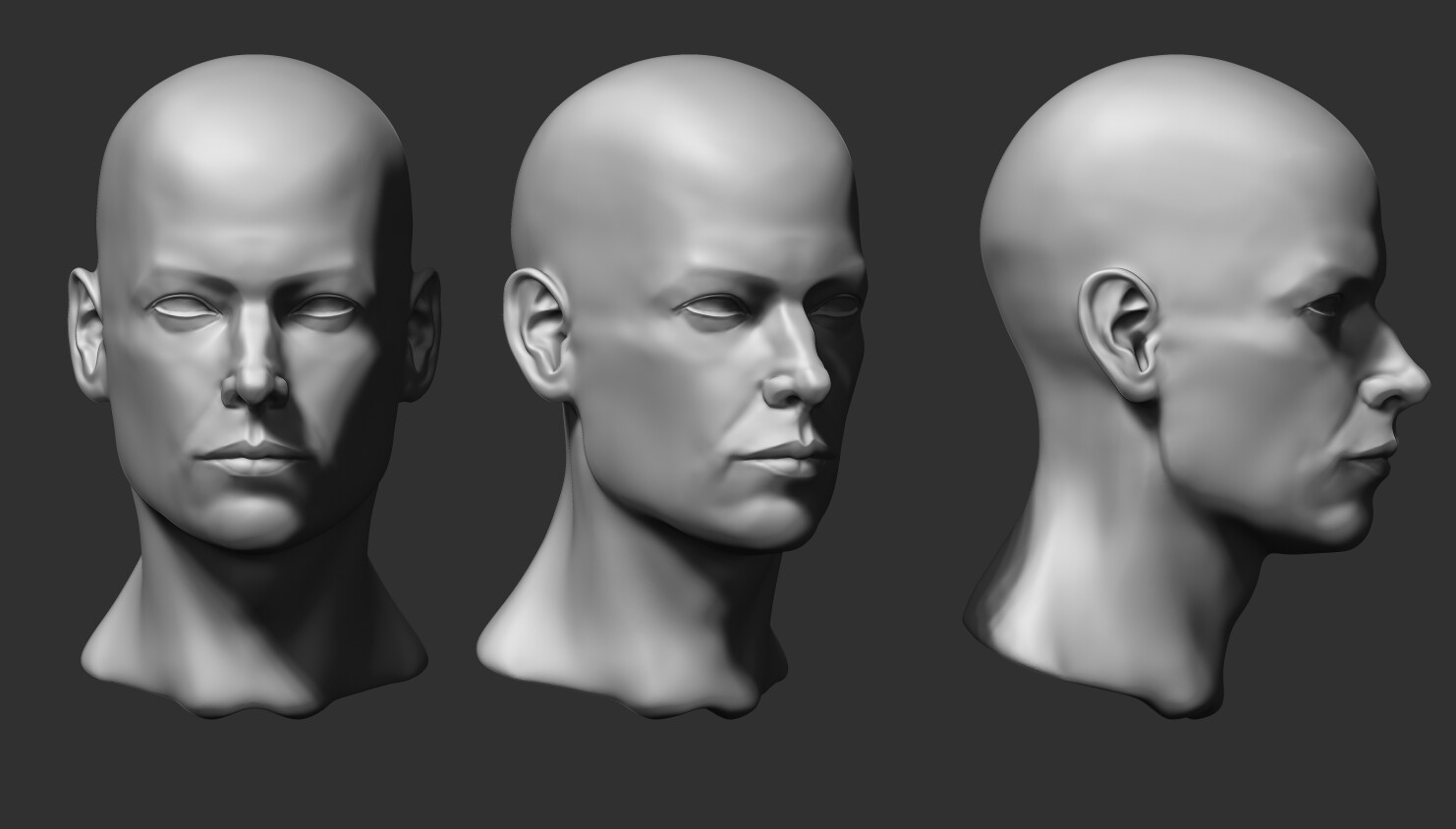Male head sculpt clearance