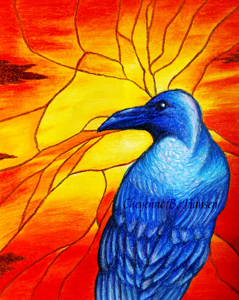 Artstation Raven Sunset Cheyenne Hansen