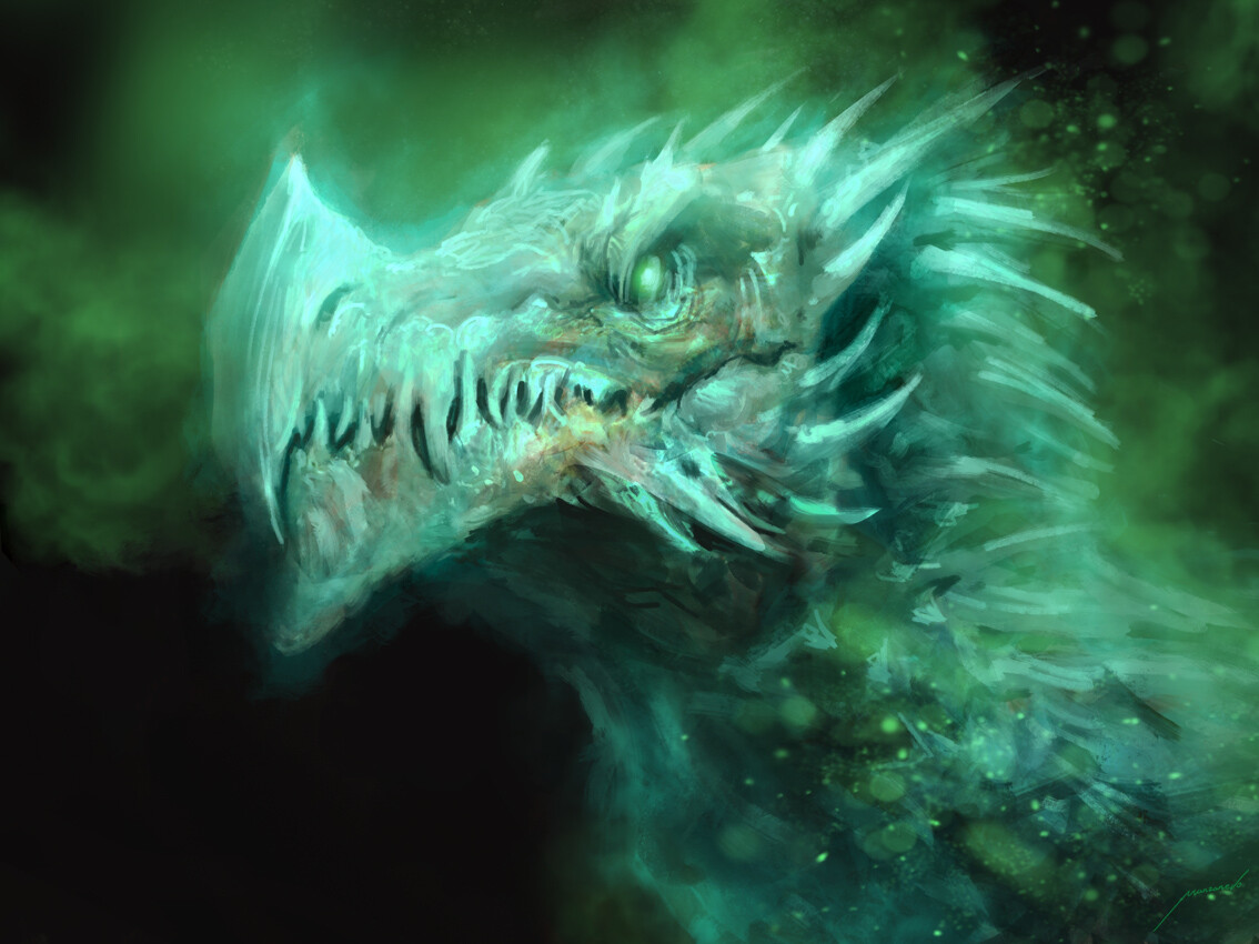 Ghost Dragon by Antonio J. Manzanedo : r/ImaginaryDragons