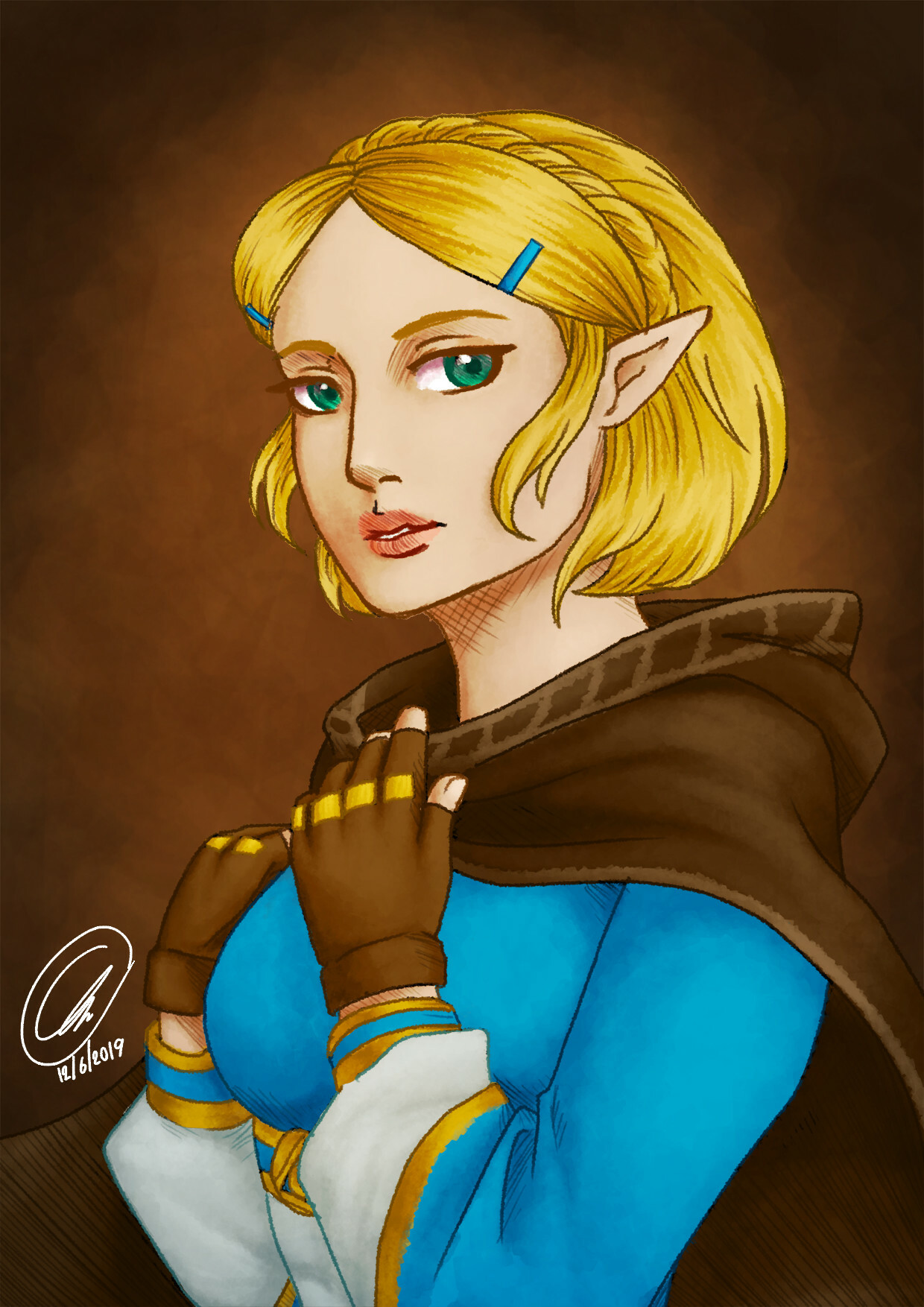 ArtStation - [Fanart] Princess Zelda : The Legend of Zelda ...