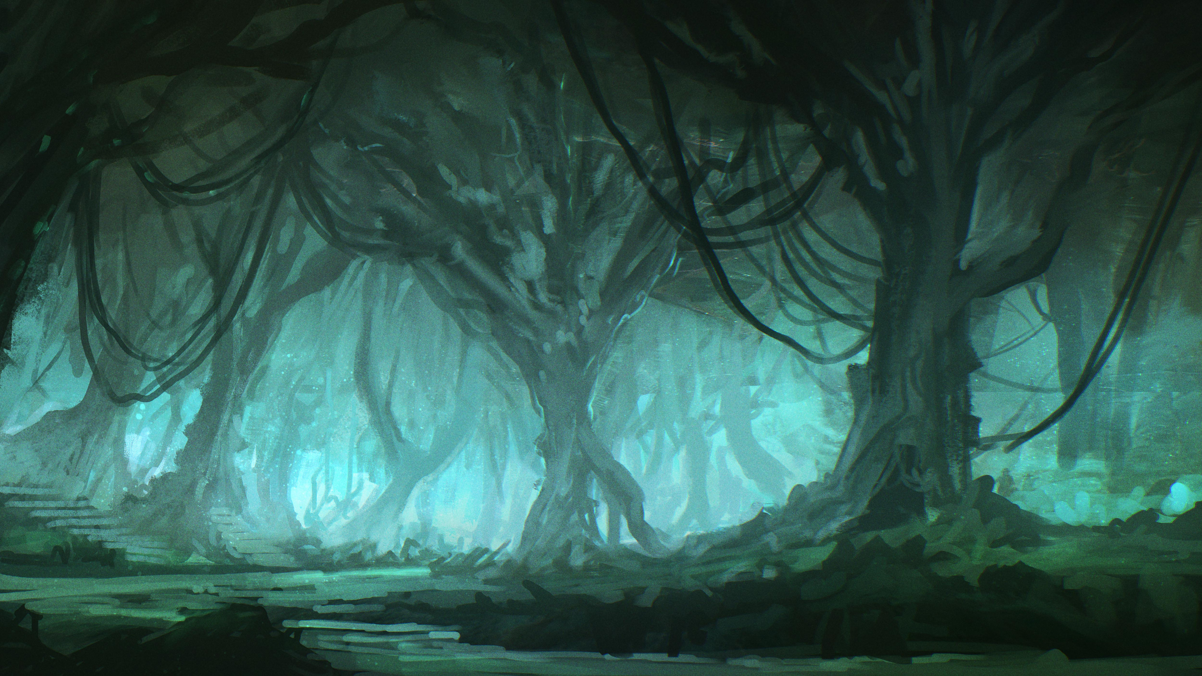 The Art Of Adrian Virlan Magic Forest Sketch The Art Of Adrian Virlan Magic Forest Sketch