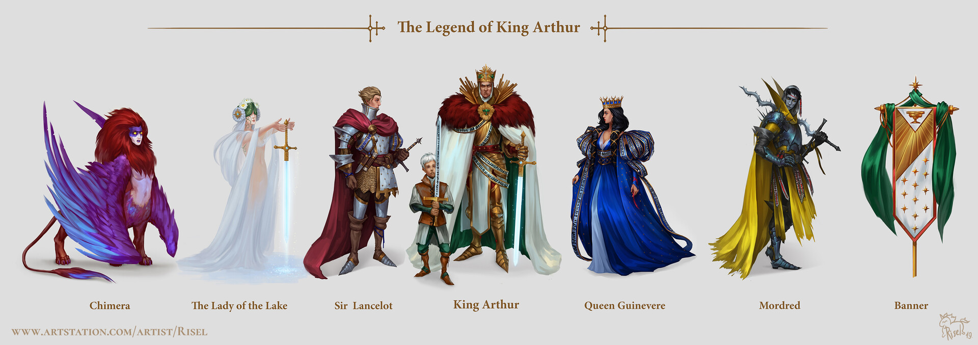 Tate S The Legend Of King Arthur Character Design