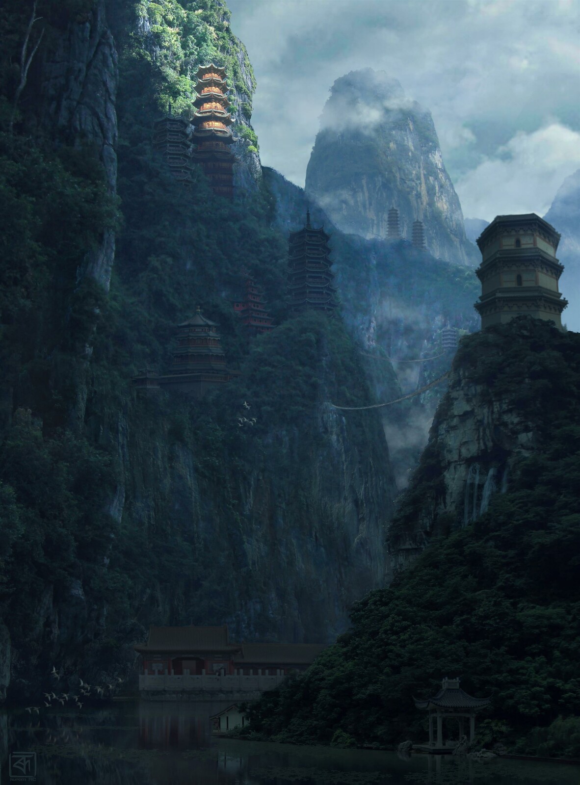 The Secret temple of Shiva  (11) ॐ-Towers of Tiger Mountain