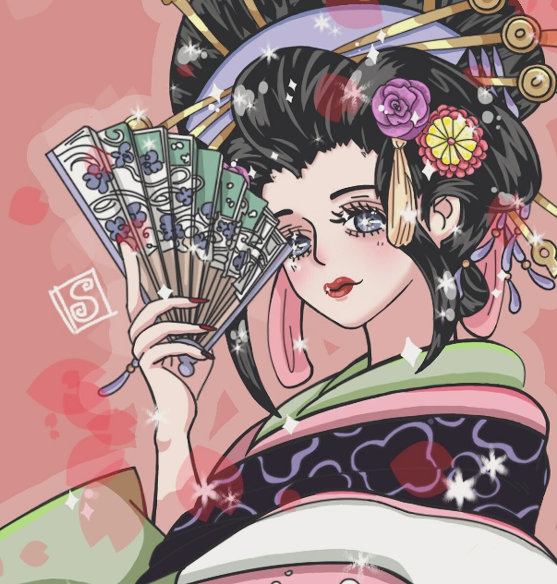 Artstation Komurasaki One Piece Valentina Gomez