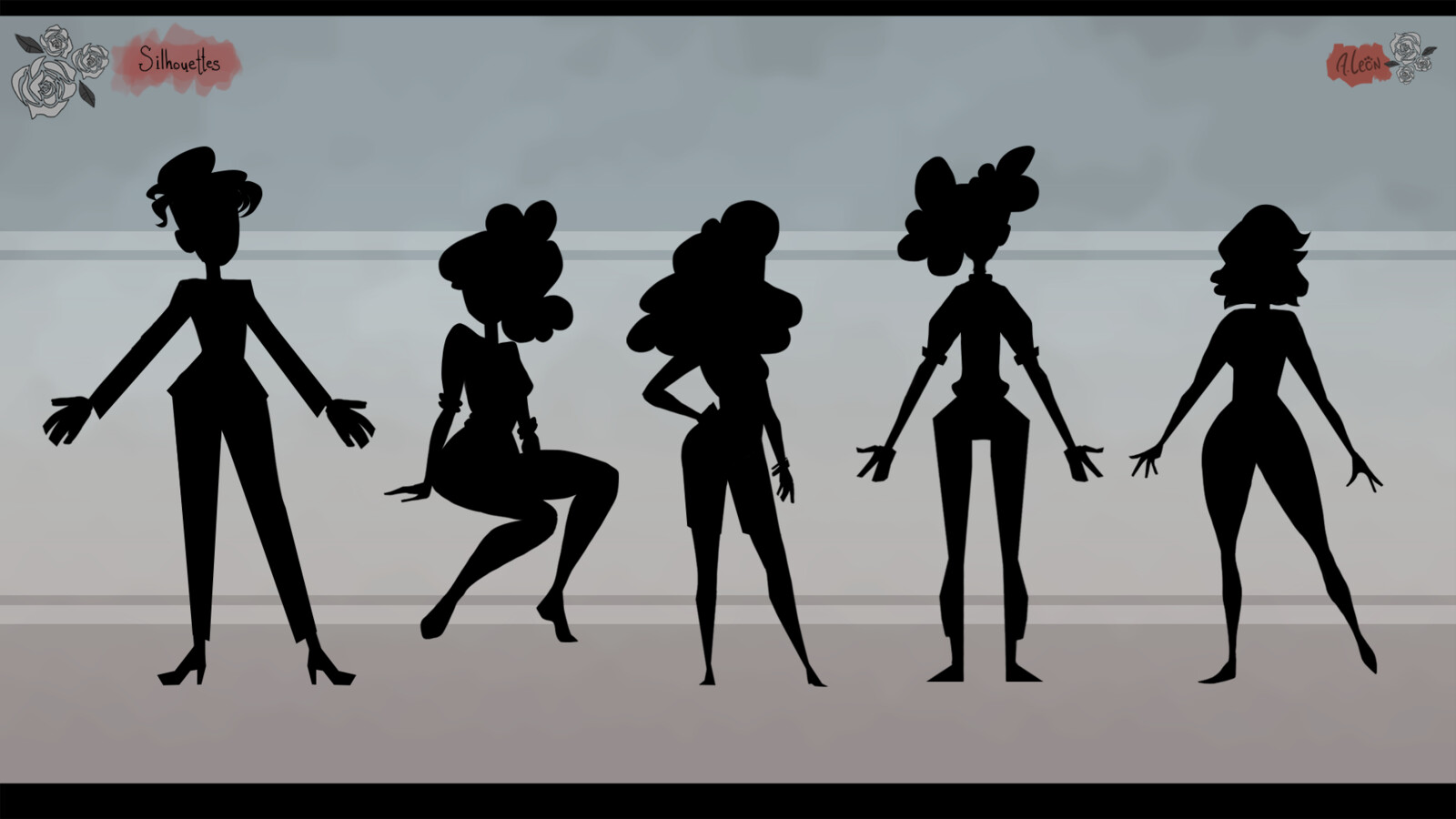 Blondie silhouette explorations