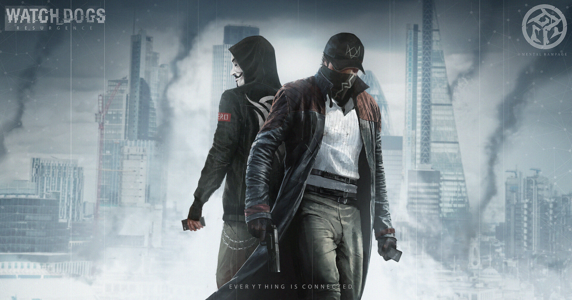 Artstation Aiden Pearce And The Anonymous Aboy Ningthouja Aiden pearce is the protagonist of watch dogs. artstation aiden pearce and the