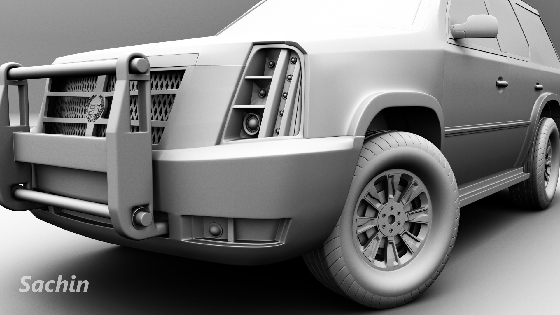 Artstation Cadillac Escalade 3d Model Sachin L S