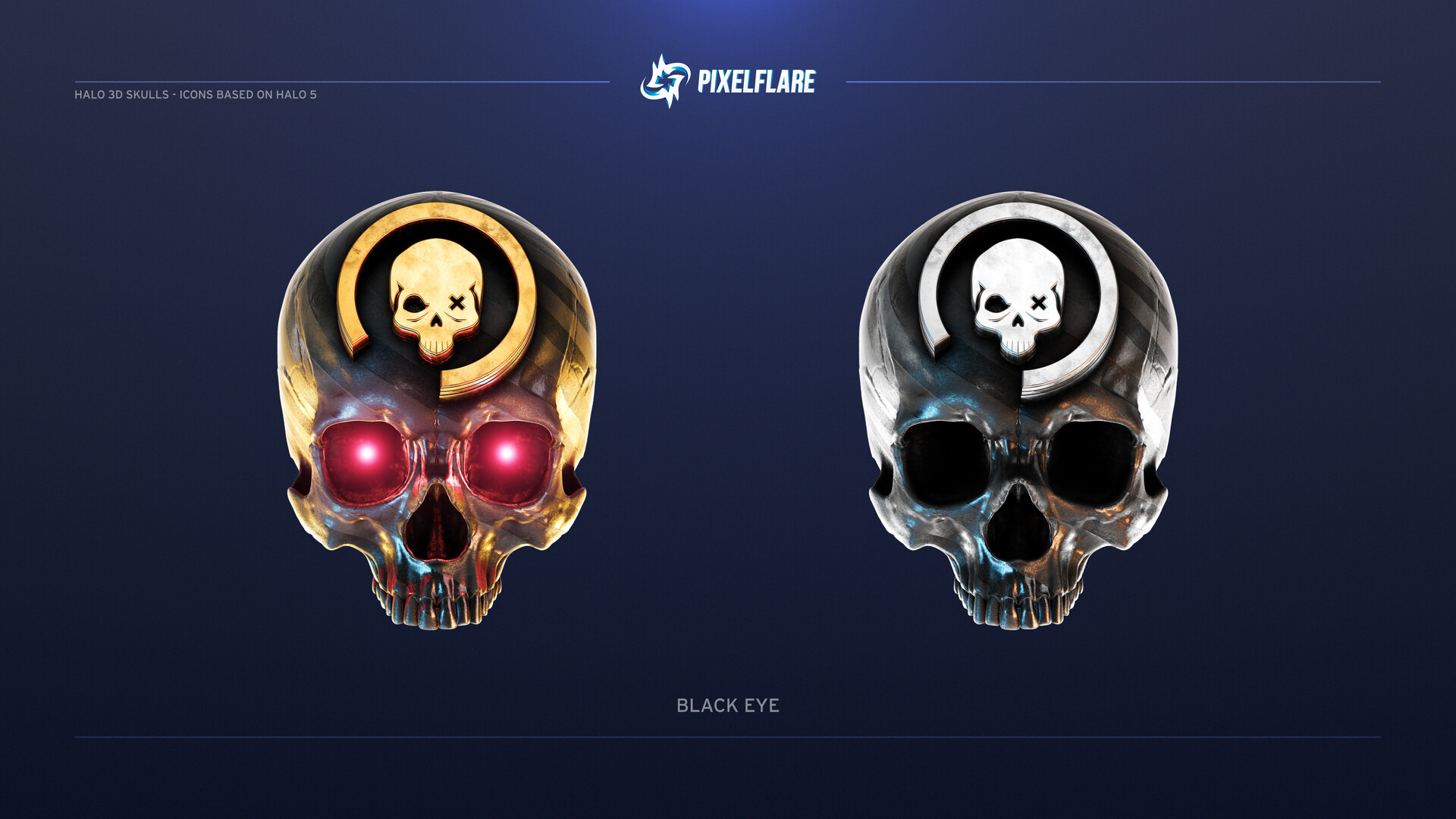 Artstation 3d Halo Skulls William Cameron
