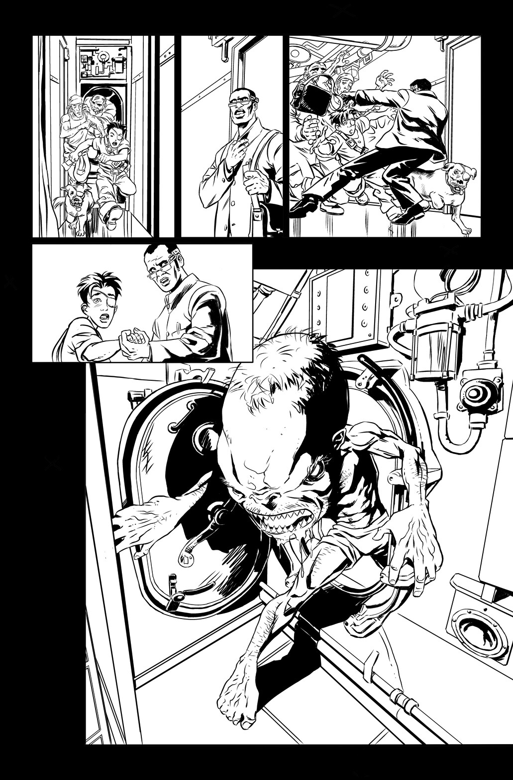 Deep Dive Daredevils, The Secret of the Beaufort Sea.
Page 10 inks