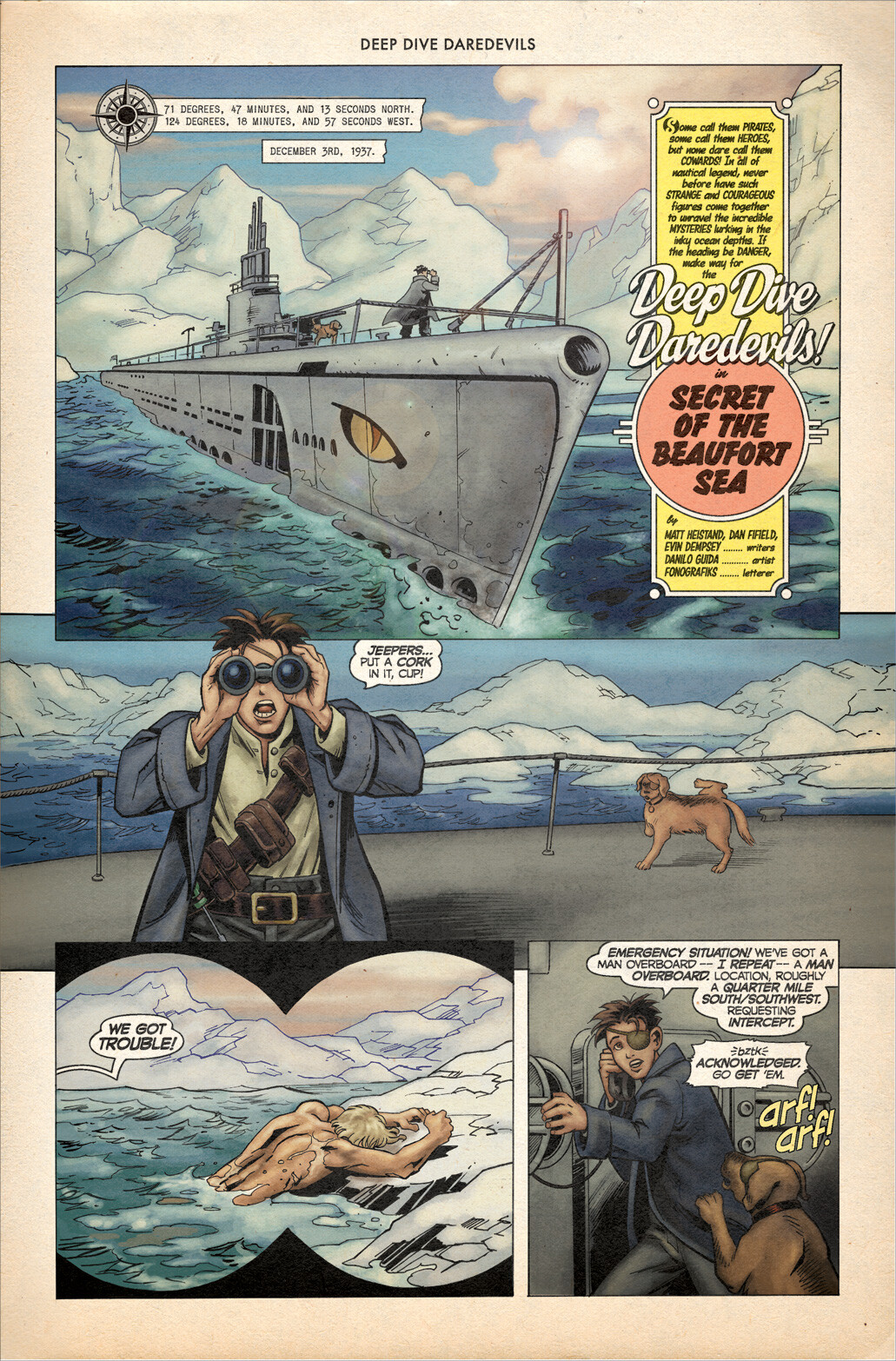 Deep Dive Daredevils, The Secret of the Beaufort Sea.
Page 2
