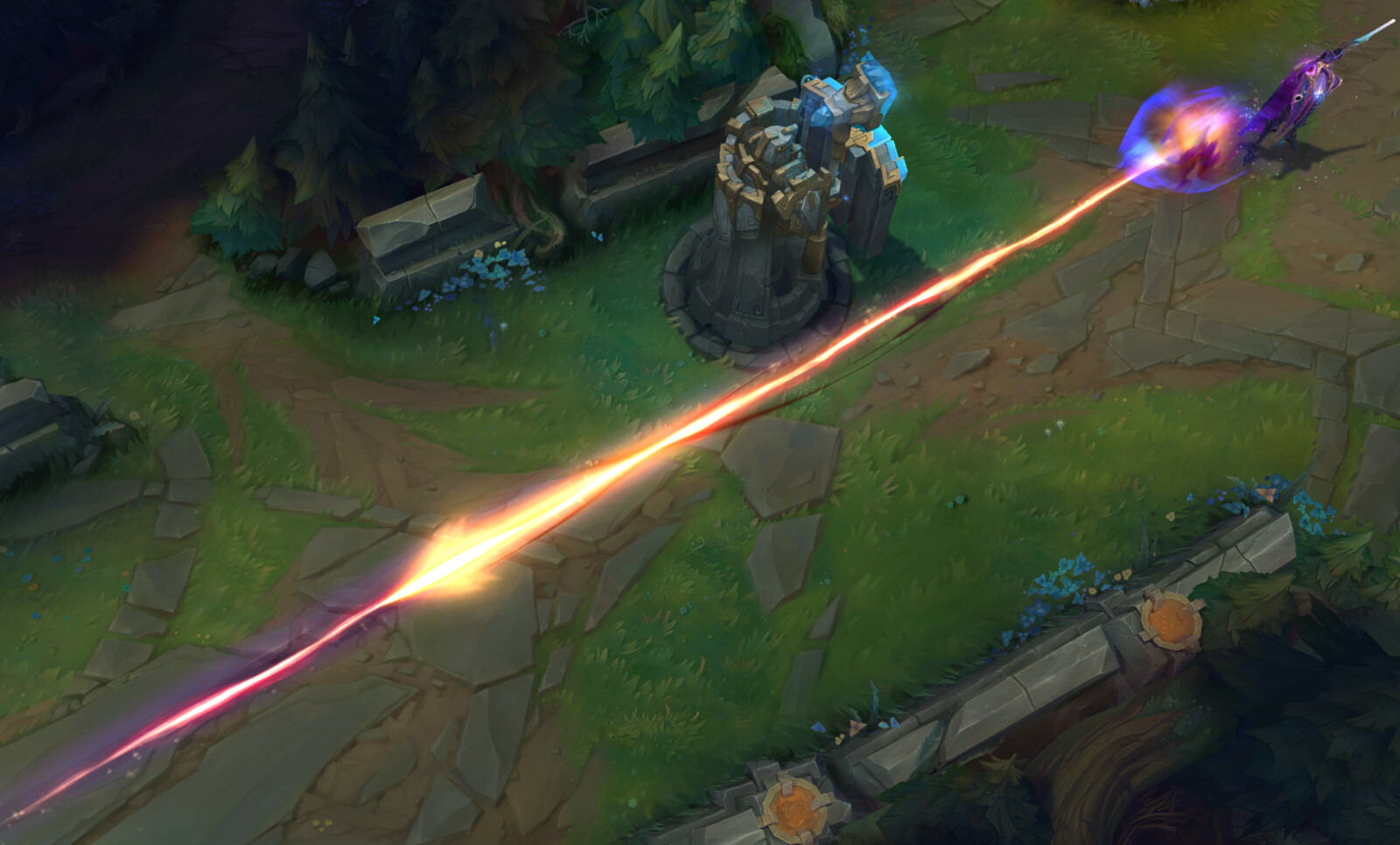 W Line Beam (giving some motion feel even though it's instant)