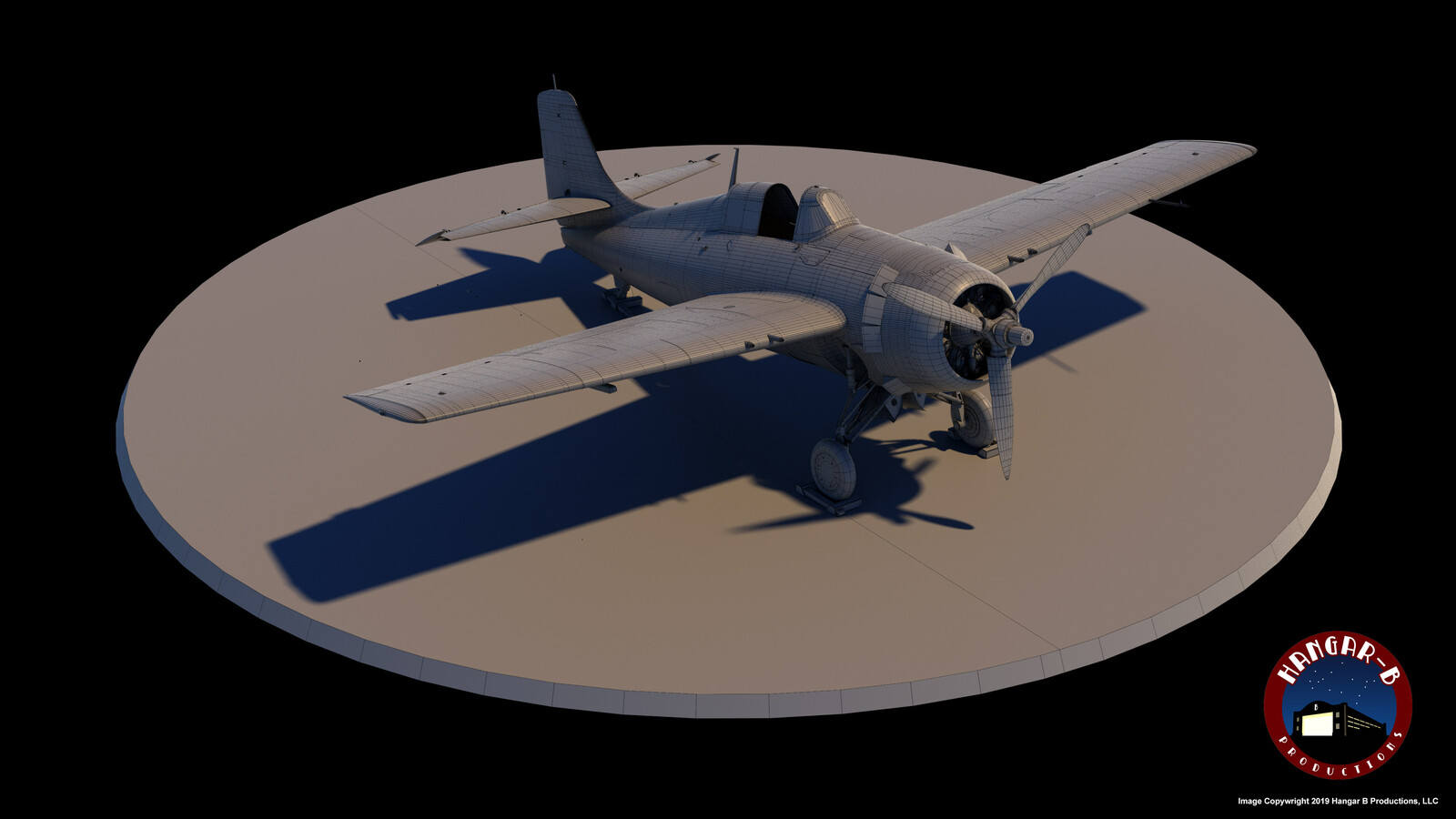 F4F-3 Wireframe