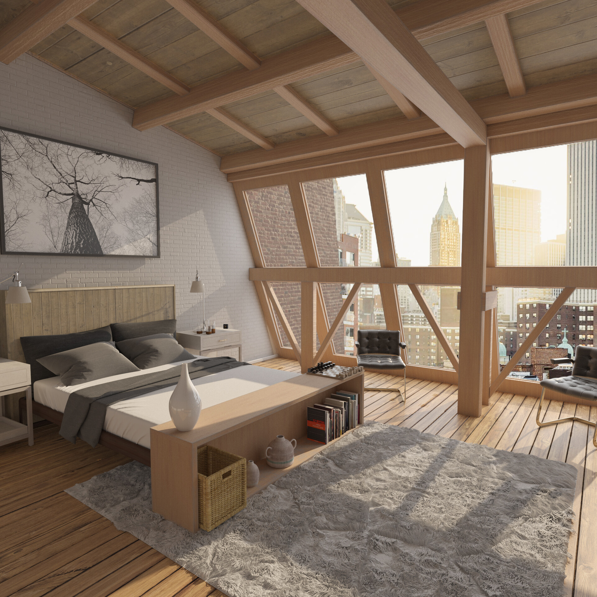 Thomas Kettunen Upper Floor Bedroom