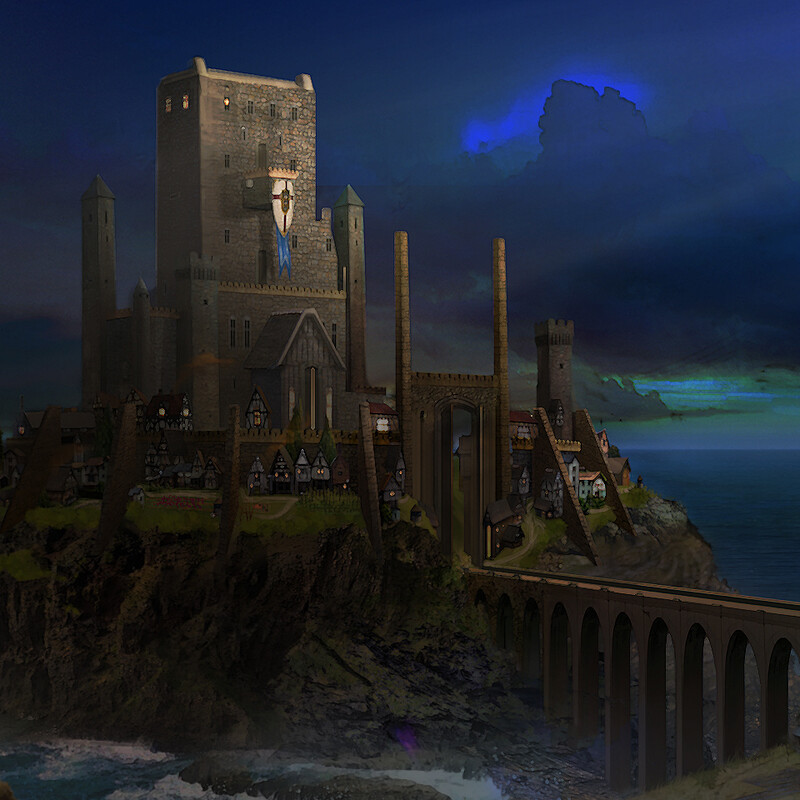  The Legend of King Arthur Challenge - Environment Design - Castle Tintagel