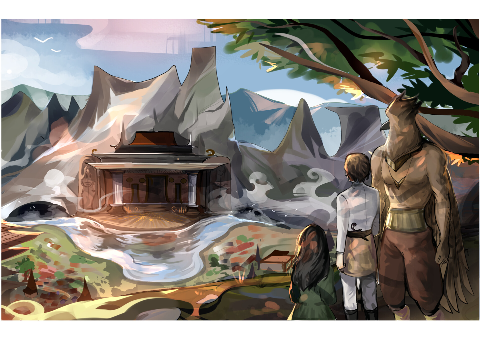 ArtStation - scenery study