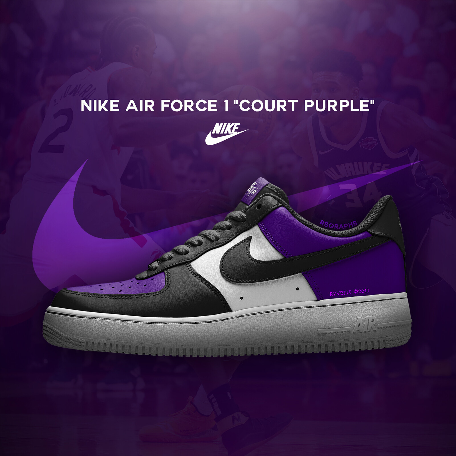 nike air force court purple