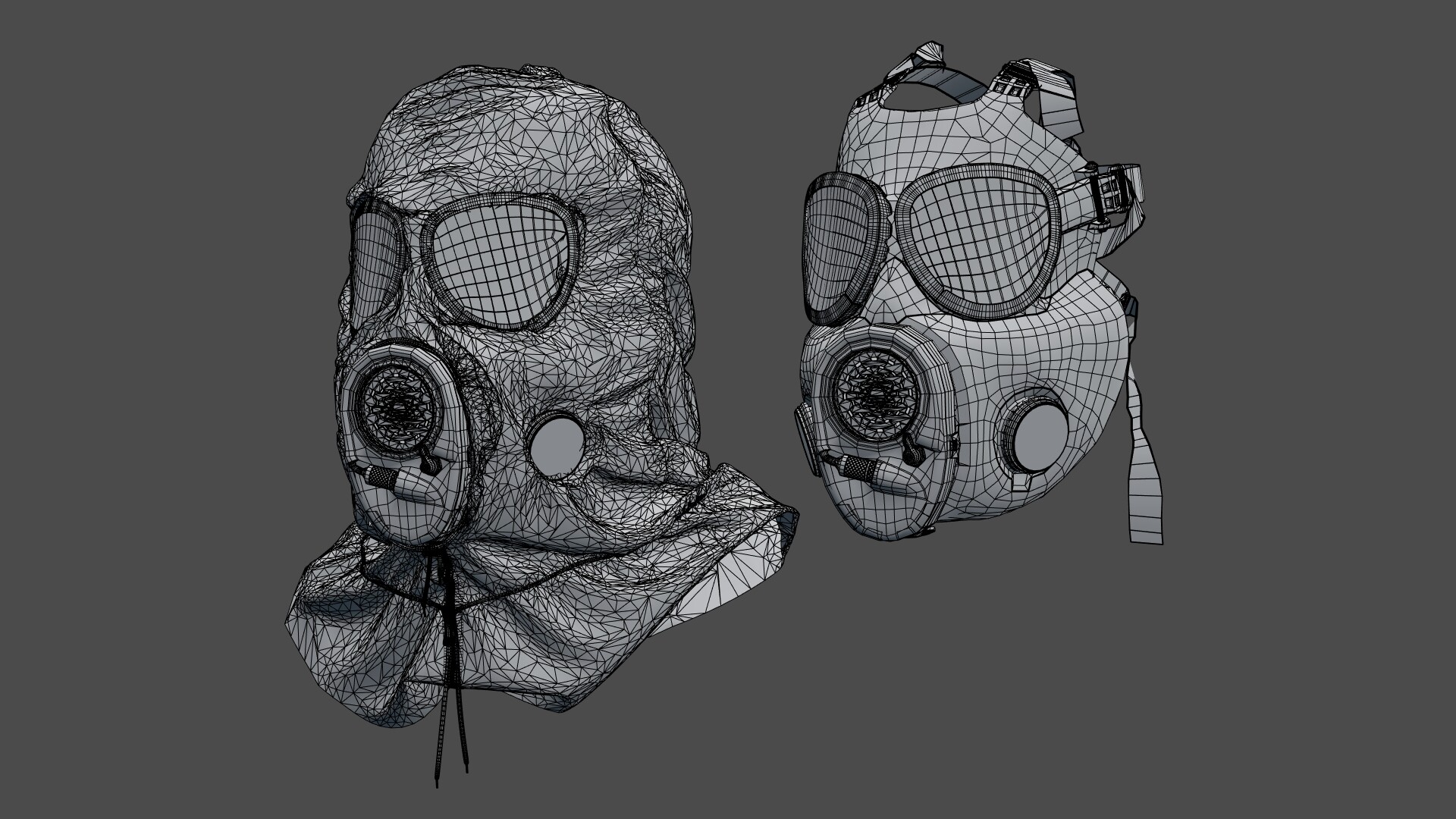 Artstation Gas Mask M17a1 Albin Merle