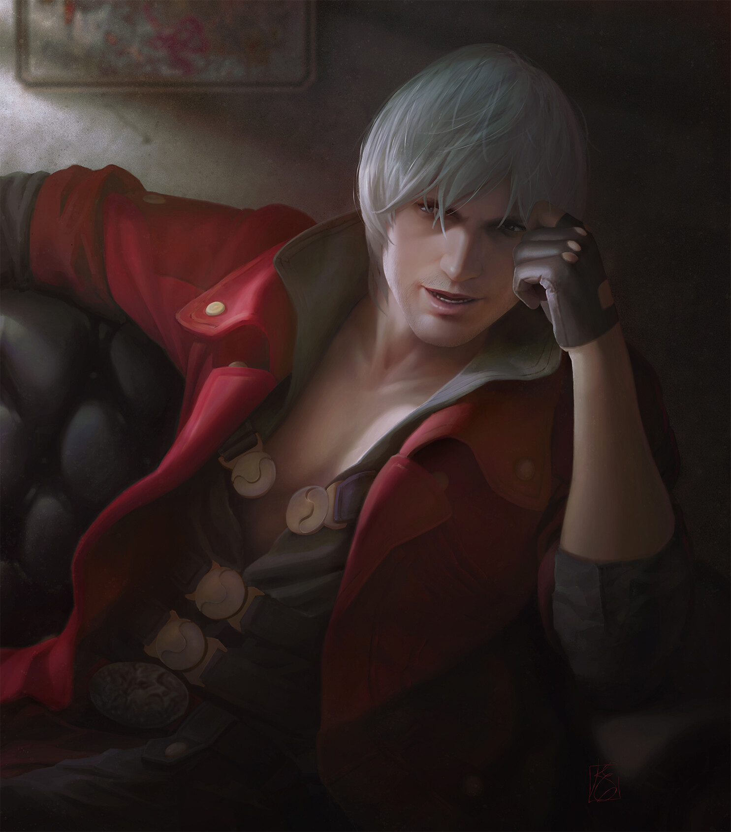 Lady Portrait  Devil may cry, Devil may cry 4, Devil