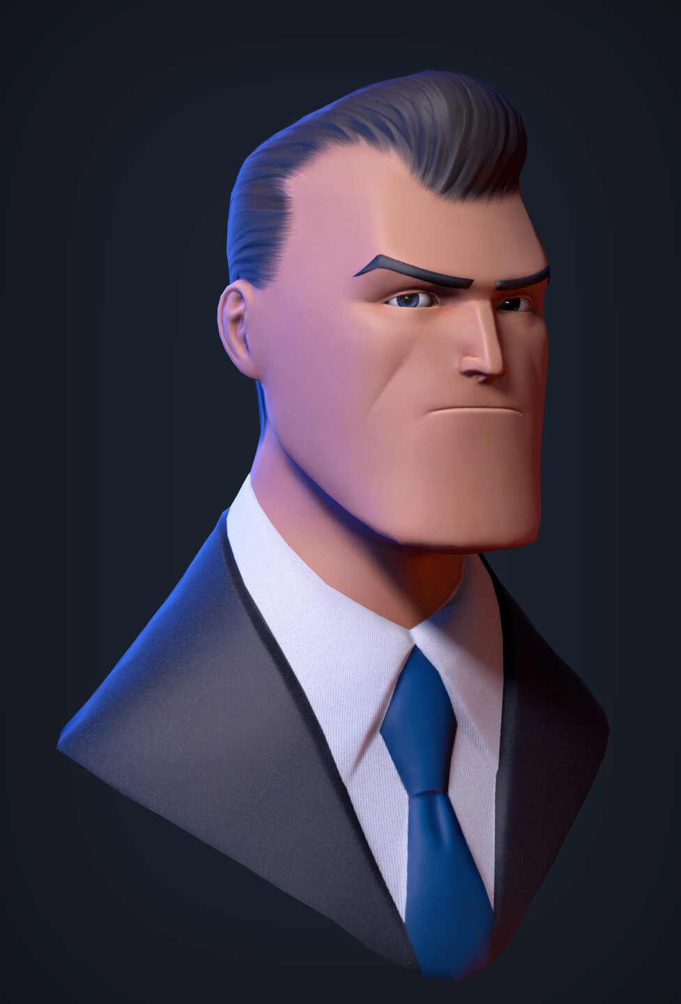 Pavel Lysenkov - Bruce Wayne - The Animated Series - Real-time model