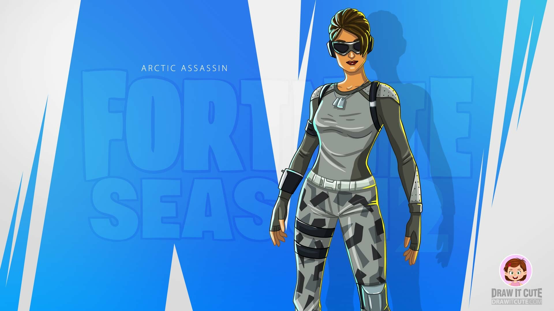 Artstation How To Draw Arctic Assassin Fortnite Season 2 Step