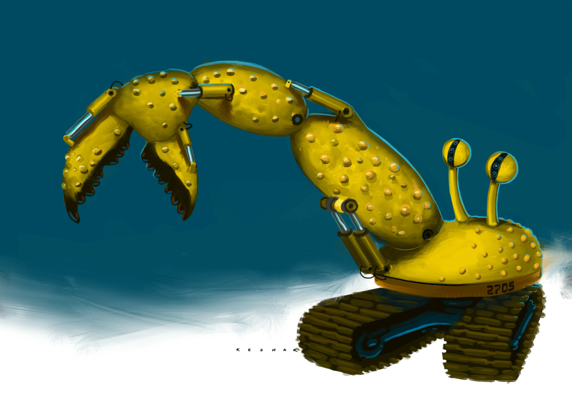 ArtStation crab+machine