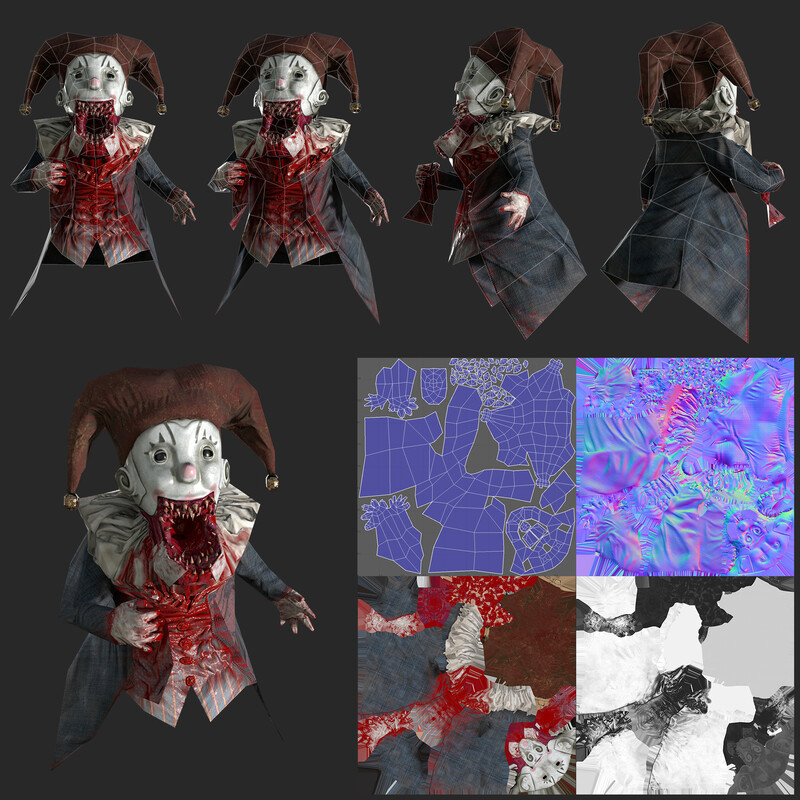 pic Krampus Jack In The Box Drawing artstation brandon hayman