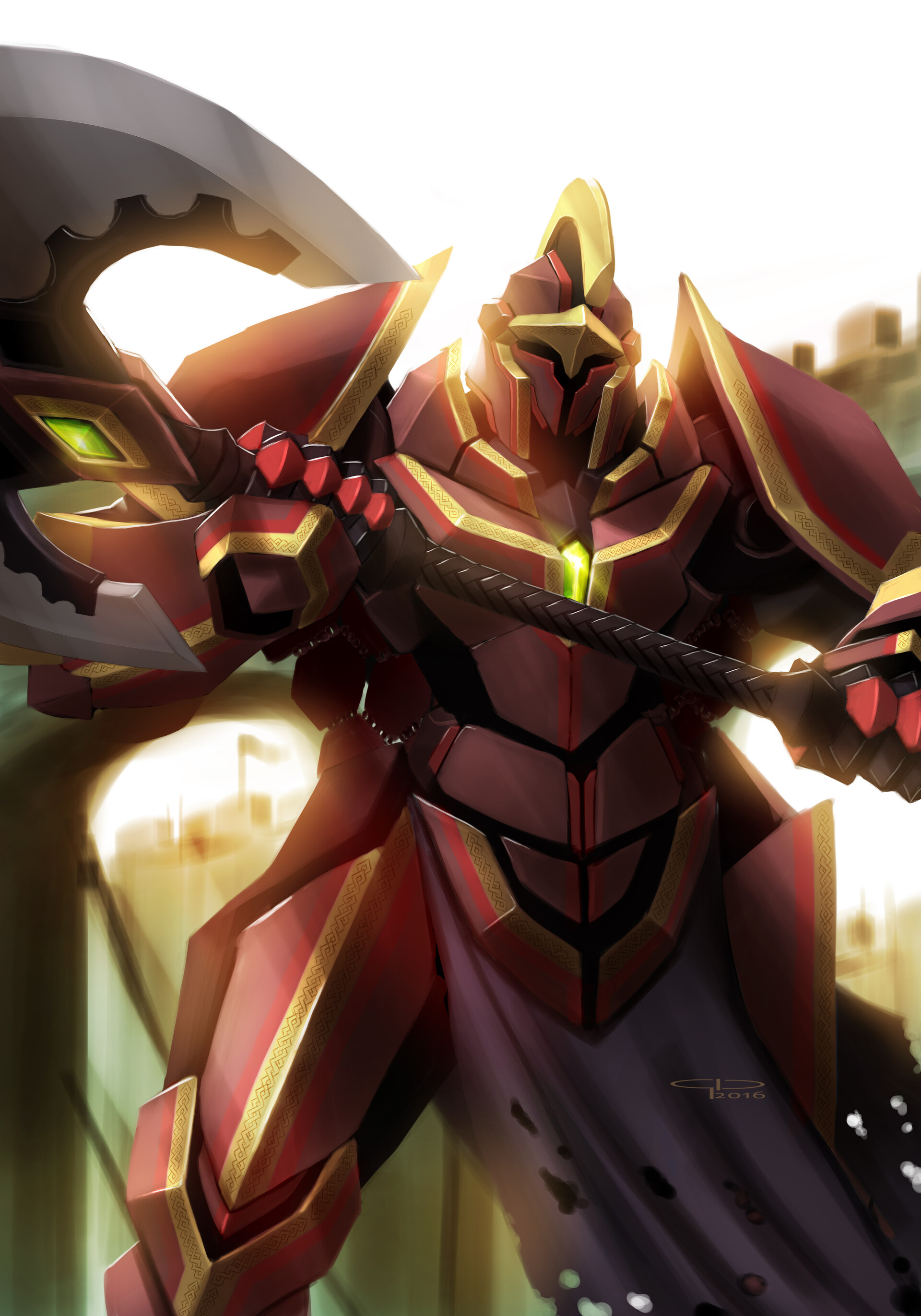 Gio Tengco Fantasy Mecha In this world, huge humanoid weapons known as silhouette. gio tengco fantasy mecha