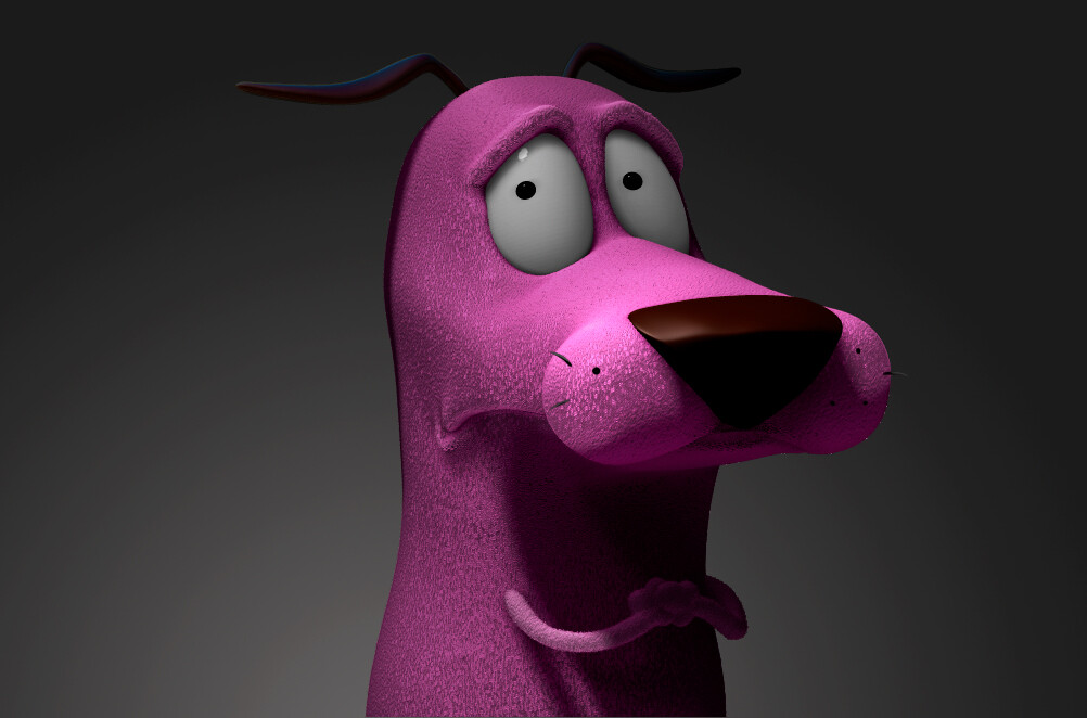 ArtStation - Courage the Cowardly Dog