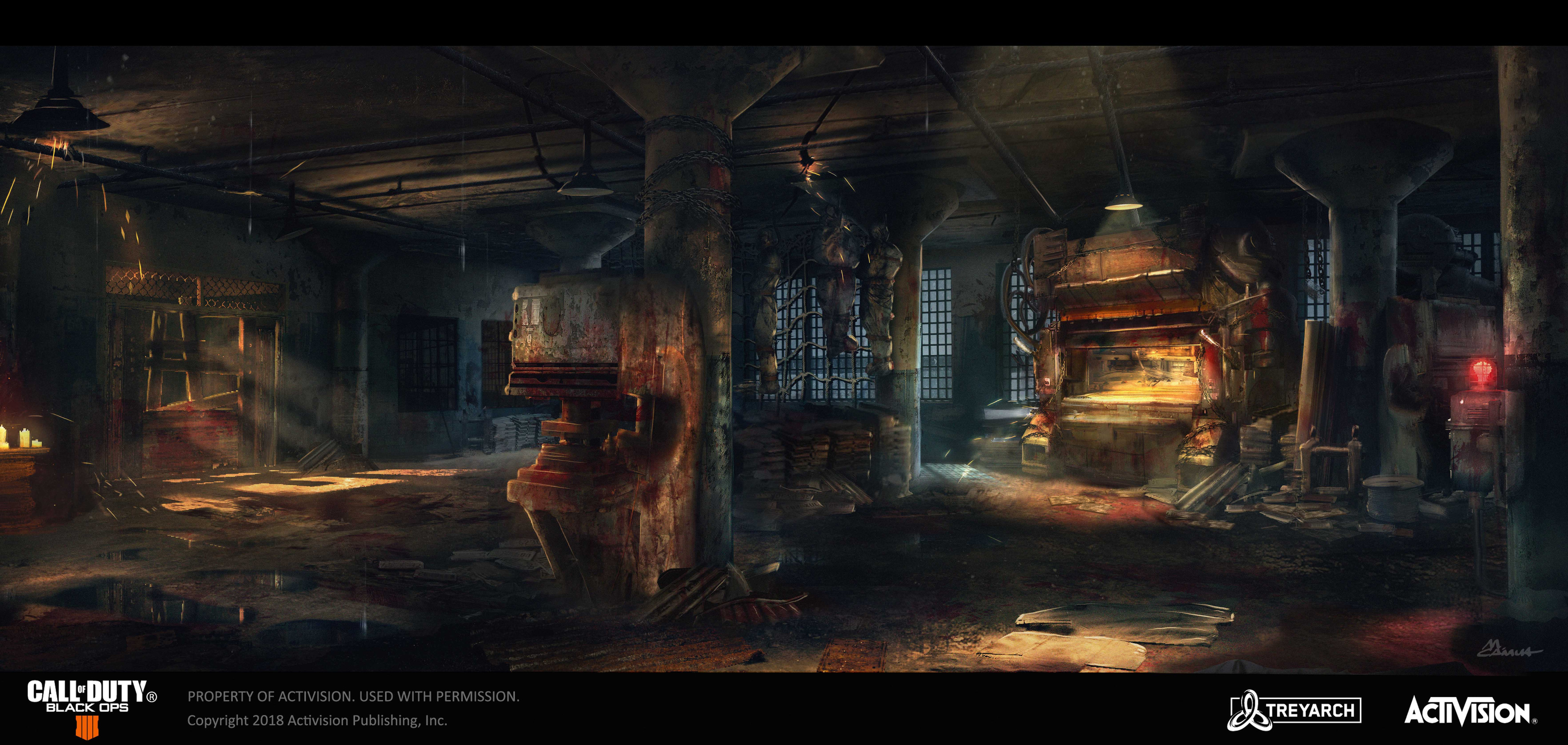 Art Of Mickie Camua Call Of Duty Black Ops 4 Blood Of The Dead Concepts
