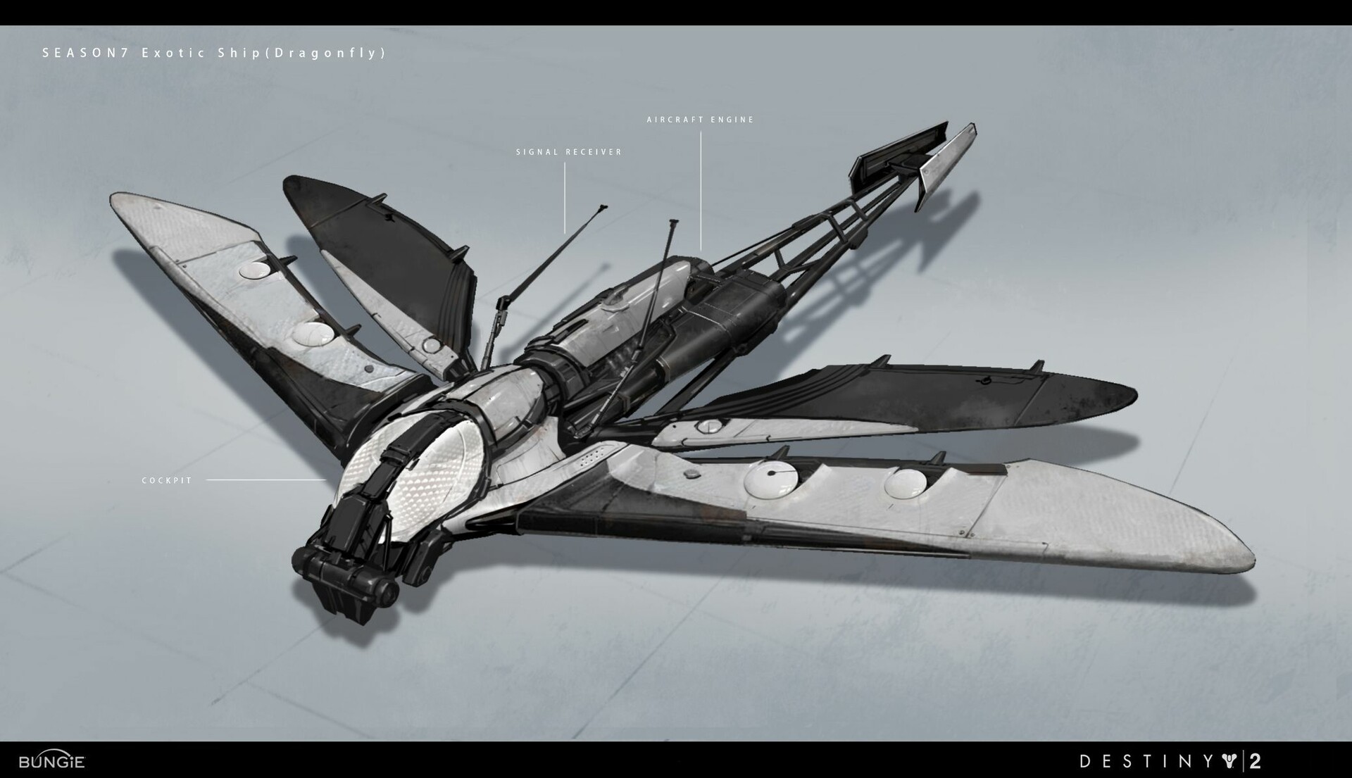 ArtStation - Destiny 2 Spring Even-THE MAYFLY (Exotic Ship)