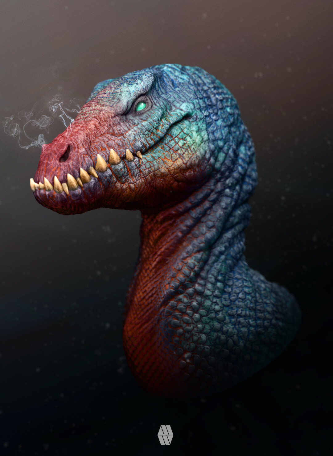 Dragon Bust Quick Concept Sculpt. 