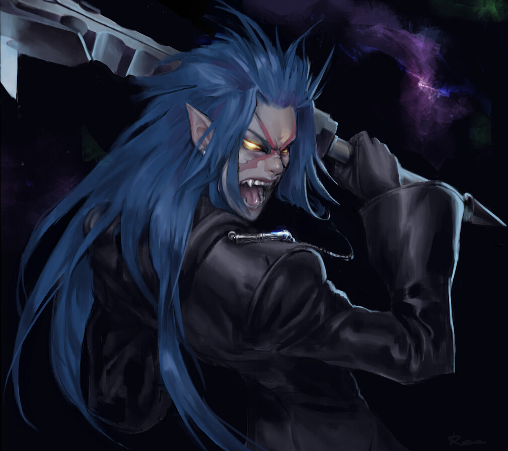 Kaja "Kaa" Buraczewska - Kingdom Hearts fan art